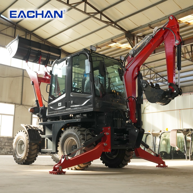 Farming Pump For Agriculture - 4WD Hydraulic Wheel Backhoe Loader Diesel