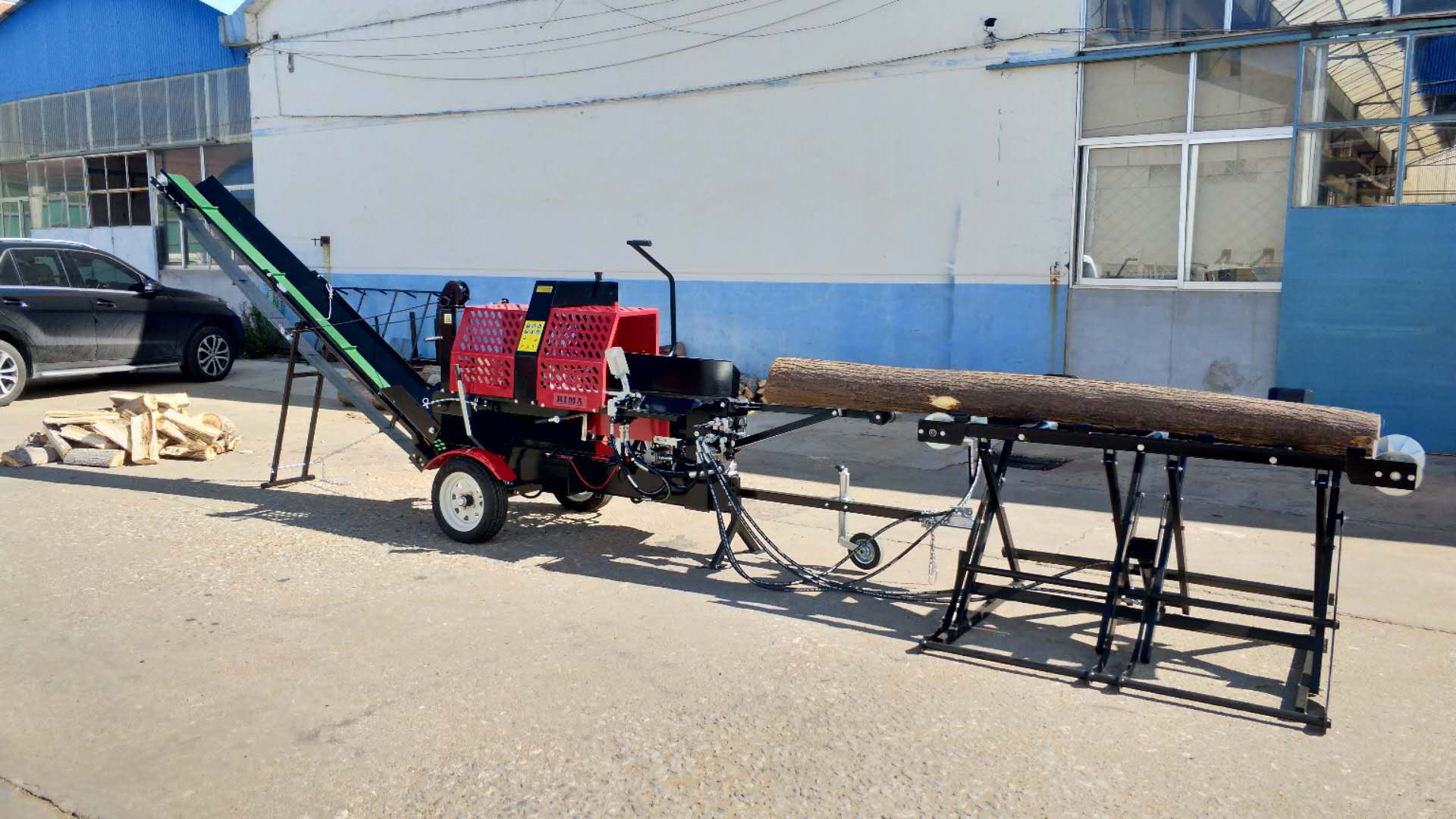 YG-20T Firewood Processor Fore - Farming Agriculture Video review and price